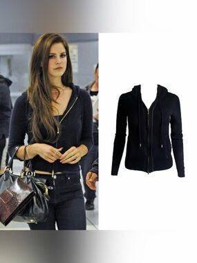 Cashmere Wool Hoodie As Seen On Lana Del Rey
